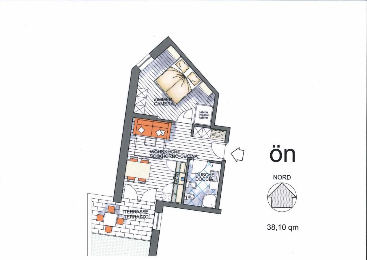 Apartment Oen Residence Bun Ste Сан Вигилио ди Маребе Екстериор снимка